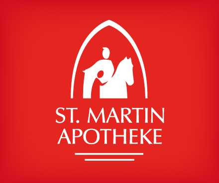 apotheke st. martin corporate design