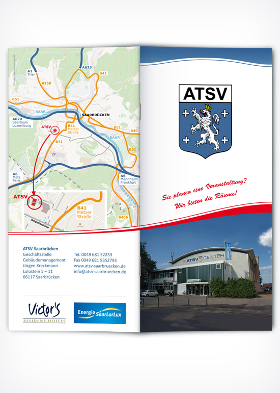 Vorderseite Broschüre ATSV Saarbrücken