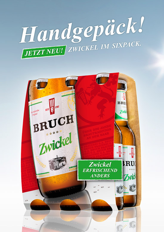 Bruch Zwickel Design 6er Pack