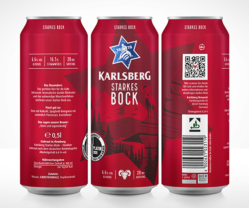 Karlsberg Design Relaunch Starkes Bock
