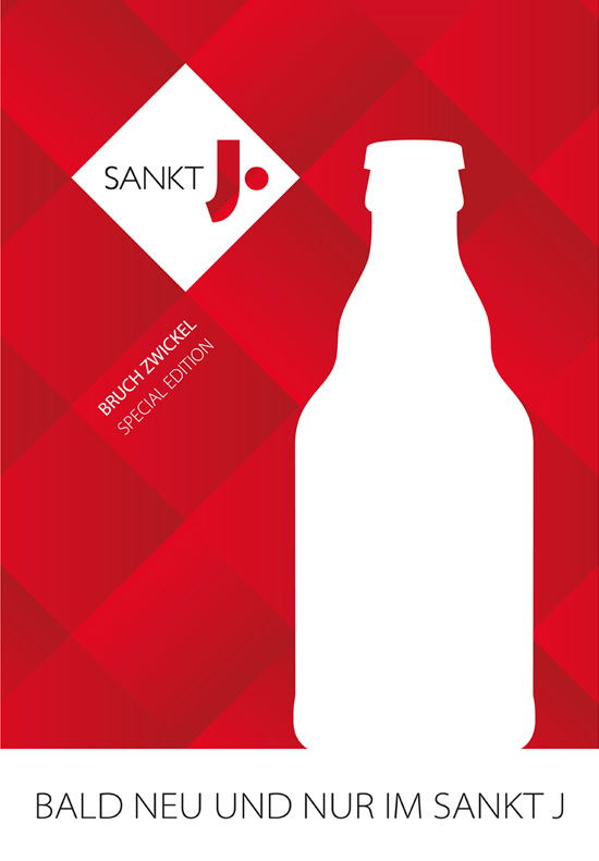 Plakat Sankt J Bier