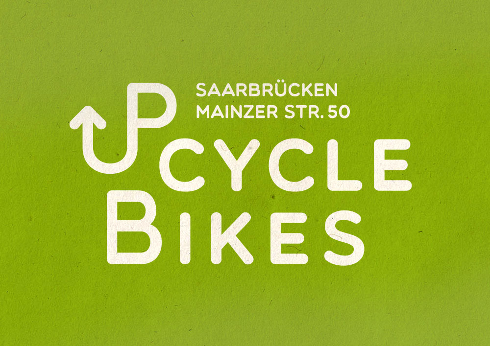 Logodesign UpCycle Bikes Saarbrücken