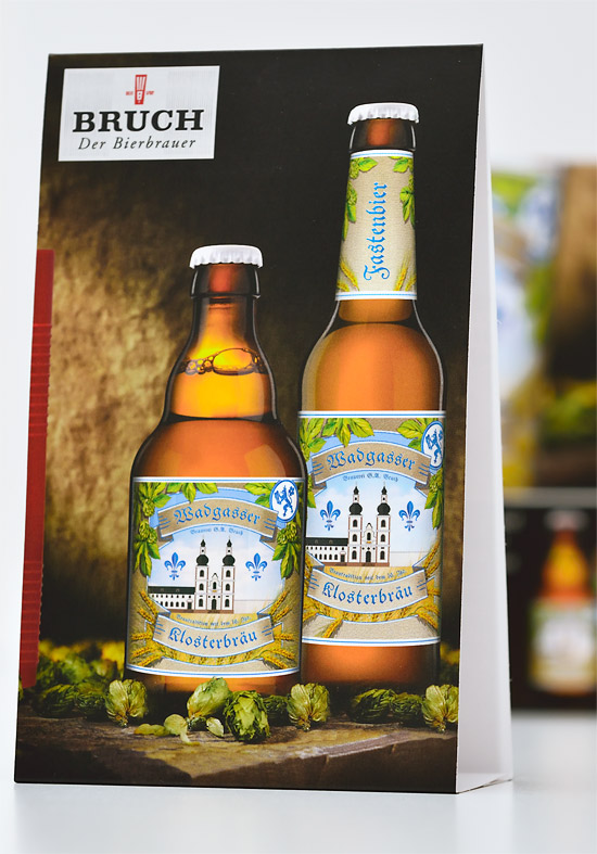 Wadgasser Klosterbräu Verpackungsdesign