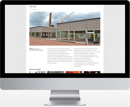 WYRD Gastro GmbbH Webdesign